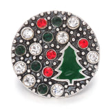 5pcs Christmas Snap Jewelry Santa Snowflake Metal Snap Buttons