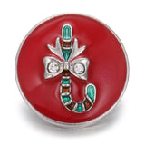 5pcs Christmas Snap Jewelry Santa Snowflake Metal Snap Buttons