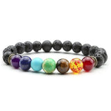 Dorp Natural Stone Beads Bracelets 7 Chakra Yoga Buddha Player Bracelet