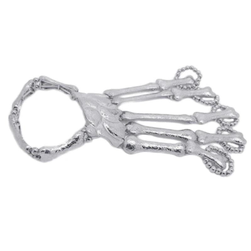 Gothic Punk Skull Finger Bracelets for Women