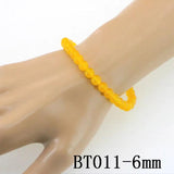 Natural Stone Topazs Crystal Bead Bracelet 6-12mm Round