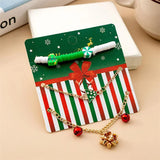 Christmas Bracelet Set For Women Santa Snowman Elk Xmas Tree Pendant Charm