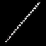 Skysuk Crystal Bracelet Silver Bangle Wedding Accessories