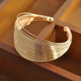 Geometric Bracelet for Women Open Cuff Bangle Jewelry
