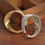 Geometric Bracelet for Women Open Cuff Bangle Jewelry