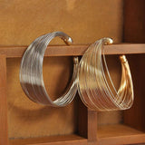 Geometric Bracelet for Women Open Cuff Bangle Jewelry