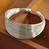 Geometric Bracelet for Women Open Cuff Bangle Jewelry