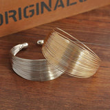 Geometric Bracelet for Women Open Cuff Bangle Jewelry
