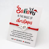 Heart Infinity Love Bracelets Christmas Gift Stainless Steel Charm Jewelry
