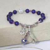 Opal Topazs Aquamarines Jades Bracelet Alloy Pendant