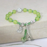Opal Topazs Aquamarines Jades Bracelet Alloy Pendant