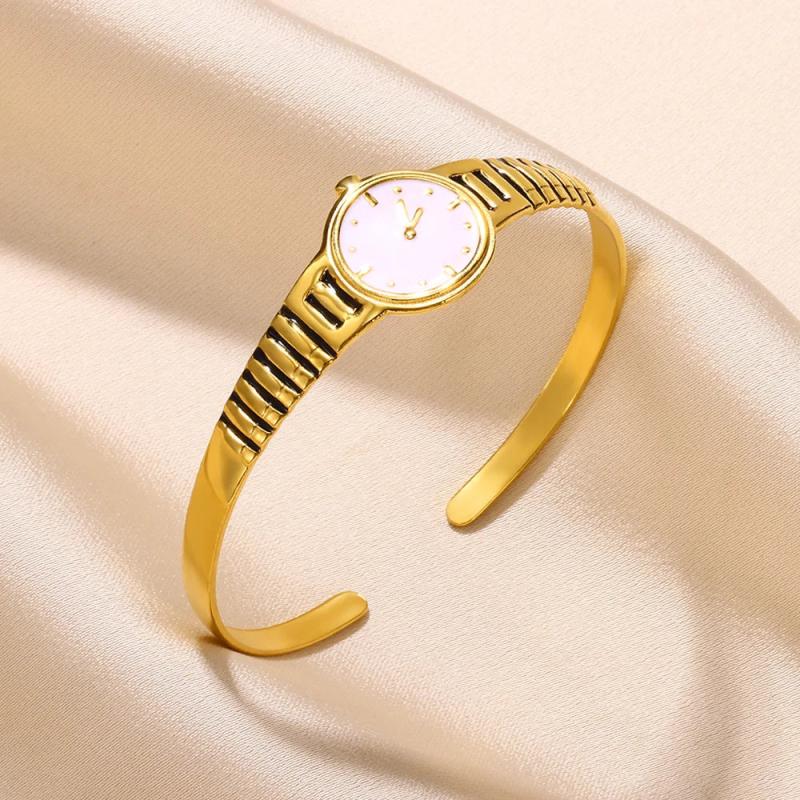 Small Watch Shape Bracelet Stainless Steel Jewelry