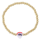 Bohemia Vintage Bead Chain Bracelet Snowflake Christmas Pendant Bangle