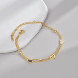UZone Beaded Zircon Bracelet for Women Stainless Steel Bracelet Bangle