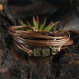 Labradorite Rope Wrap Bracelet HandWork Christmas Gift for Mom Dad