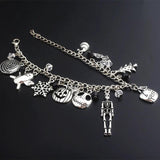 Skull Head Halloween Christmas Bracelet Lady Hand Jewelry