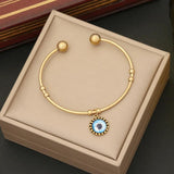 Stainless Steel Evil Eye Bracelet & Bangles for Women