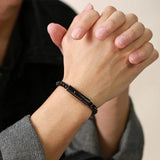Minimalist Stainless Steel Link Bracelet for Men 6mm Width Chain Christmas Gift