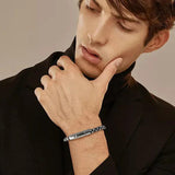 Minimalist Stainless Steel Link Bracelet for Men 6mm Width Chain Christmas Gift