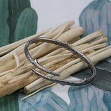 Vintage Thistles And Thorns Thai Silver Men Bangle Jewelry For Man