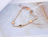 Vintage Rhinestone Charm Bracelet, Christmas Gift