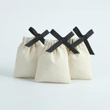 Muslin Cotton Drawstring Gift Bags for Coffee Jewelry Storage