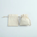 5pcs Cotton Jewelry Bags Necklace Earring Ring Pouch Wedding Party Gift Bag
