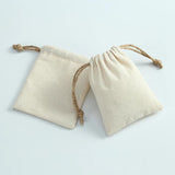 5pcs Cotton Jewelry Bags Necklace Earring Ring Pouch Wedding Party Gift Bag