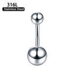 10pcs 14G Surgical Belly Button Rings Goth Ombligo Body Jewelry Nombril