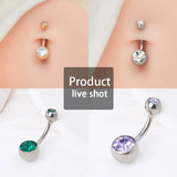 10pcs 14G Surgical Belly Button Rings Goth Ombligo Body Jewelry Nombril