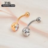 10pcs 14G Surgical Belly Button Rings Goth Ombligo Body Jewelry Nombril