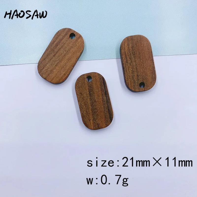 6Pcs Wood Earring Findings Multi Designs DIY Jewelry Making