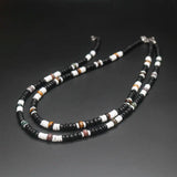 Ethnic Tribal Coconut Beads Men's Necklace Bohemian Puka Shell Surfer Jewelry