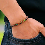 Emperor Stone Unisex Bracelet Multicolor Beaded Bohemia Jewelry