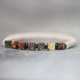Emperor Stone Unisex Bracelet Multicolor Beaded Bohemia Jewelry