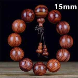 Natural Rosewood Beads Bracelet Tibetan Buddhist Jewelry Men Women