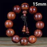 Natural Rosewood Beads Bracelet Tibetan Buddhist Jewelry Men Women