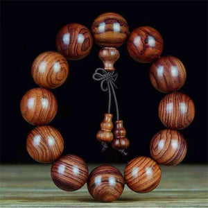Natural Rosewood Beads Bracelet Tibetan Buddhist Jewelry Men Women