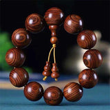 Natural Rosewood Beads Bracelet Tibetan Buddhist Jewelry Men Women