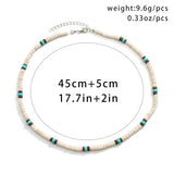 Mens Wooden Beaded Surfer Necklace Geometric Tribal Ethnic Chain