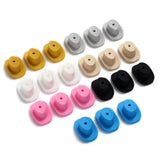 10Pcs Baby Silicone Beads Cowboy Hat Teething DIY Jewelry Making