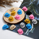 10Pcs Baby Silicone Beads Cowboy Hat Teething DIY Jewelry Making