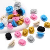 10Pcs Baby Silicone Beads Cowboy Hat Teething DIY Jewelry Making