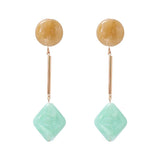 Bohemian Acrylic Long Drop Dangle Earrings For Women