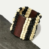 Bohemian Wood Beads Bracelet for Women Ethnic Jewelry