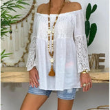 Boho Wood Beads Star Stone Pendant Tassel Necklace