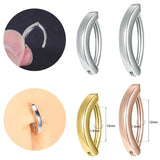 14G Sliver Plate Navel Piercing Belly Ring Belly Button Piercing Jewelry