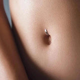 14G Sliver Plate Navel Piercing Belly Ring Belly Button Piercing Jewelry