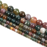 Indian Agat Stone 4/6/8/10/12mm Round Ball Beads for Jewelry Making