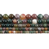 Indian Agat Stone 4/6/8/10/12mm Round Ball Beads for Jewelry Making